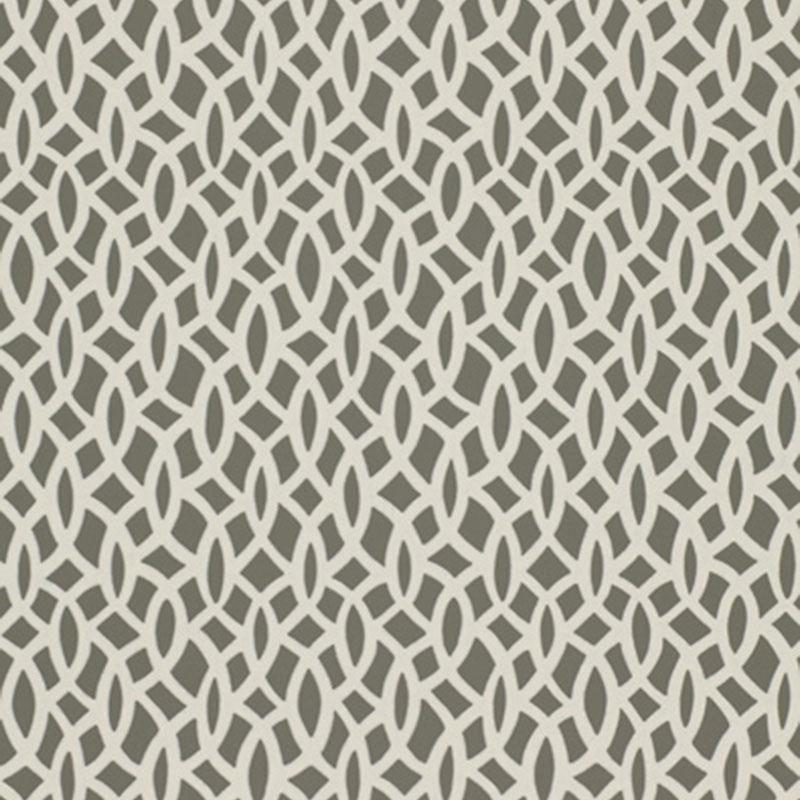 Schumacher Chain Link Charcoal Wallpaper