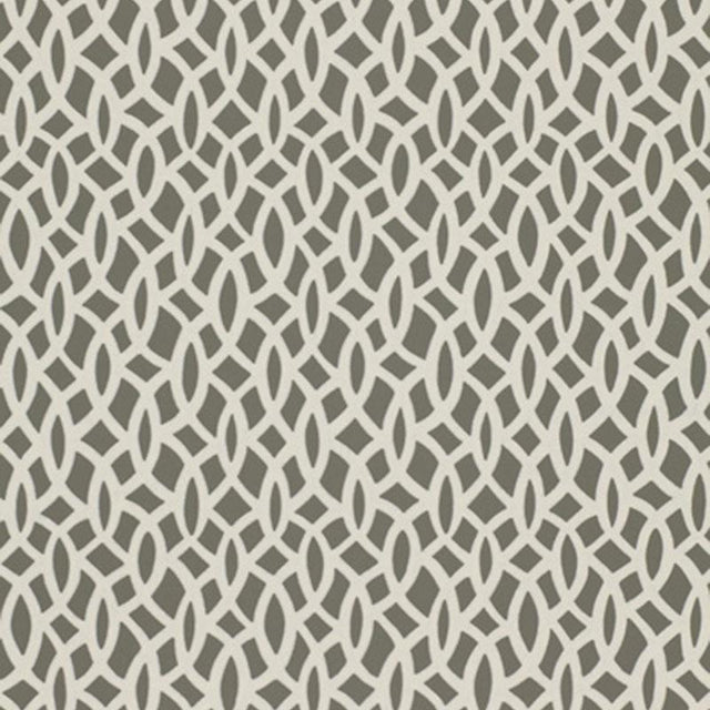 Schumacher Chain Link Charcoal Wallpaper