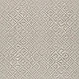Schumacher Greek Key Silver Wallpaper