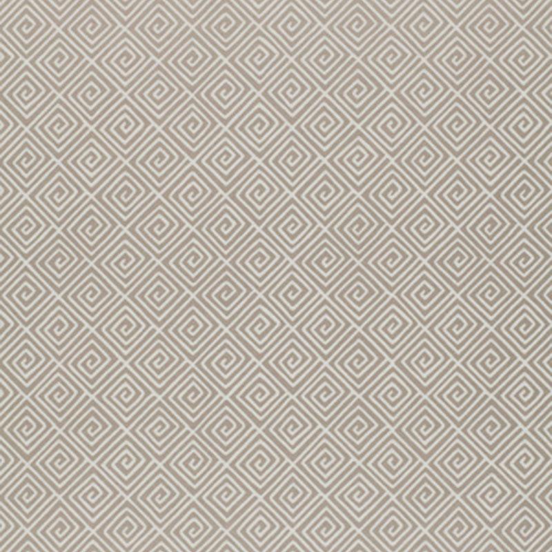 Schumacher Greek Key Silver Wallpaper