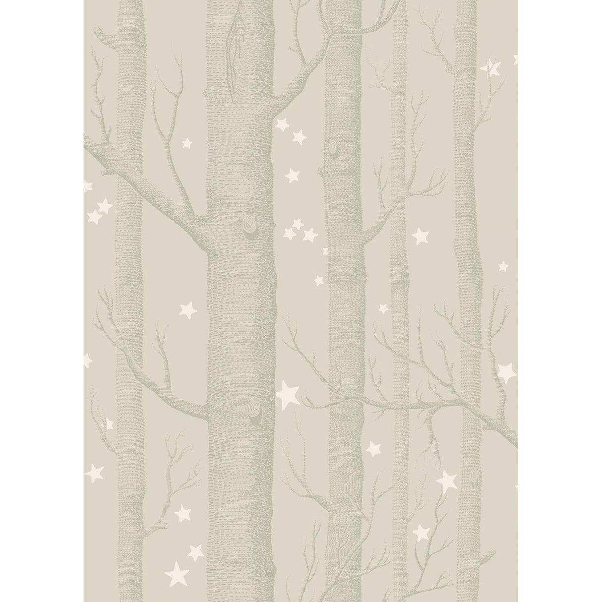 Cole & Son WOODS & STARS GREY Wallpaper