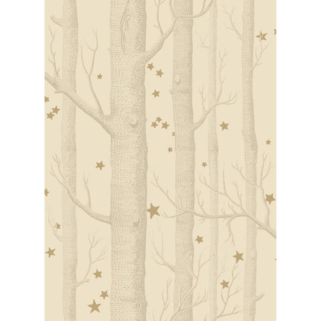 Cole & Son WOODS & STARS BUFF/GOLD Wallpaper