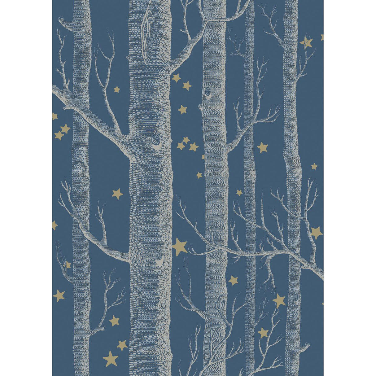 Cole & Son WOODS & STARS MIDNIGHT Wallpaper