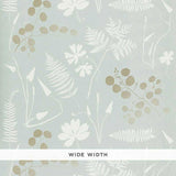 Schumacher Modern Botanical Slate Wallpaper