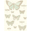 Cole & Son BUTTERFLIES & DRAGONFLIES DUCK EGG IVRY Wallpaper