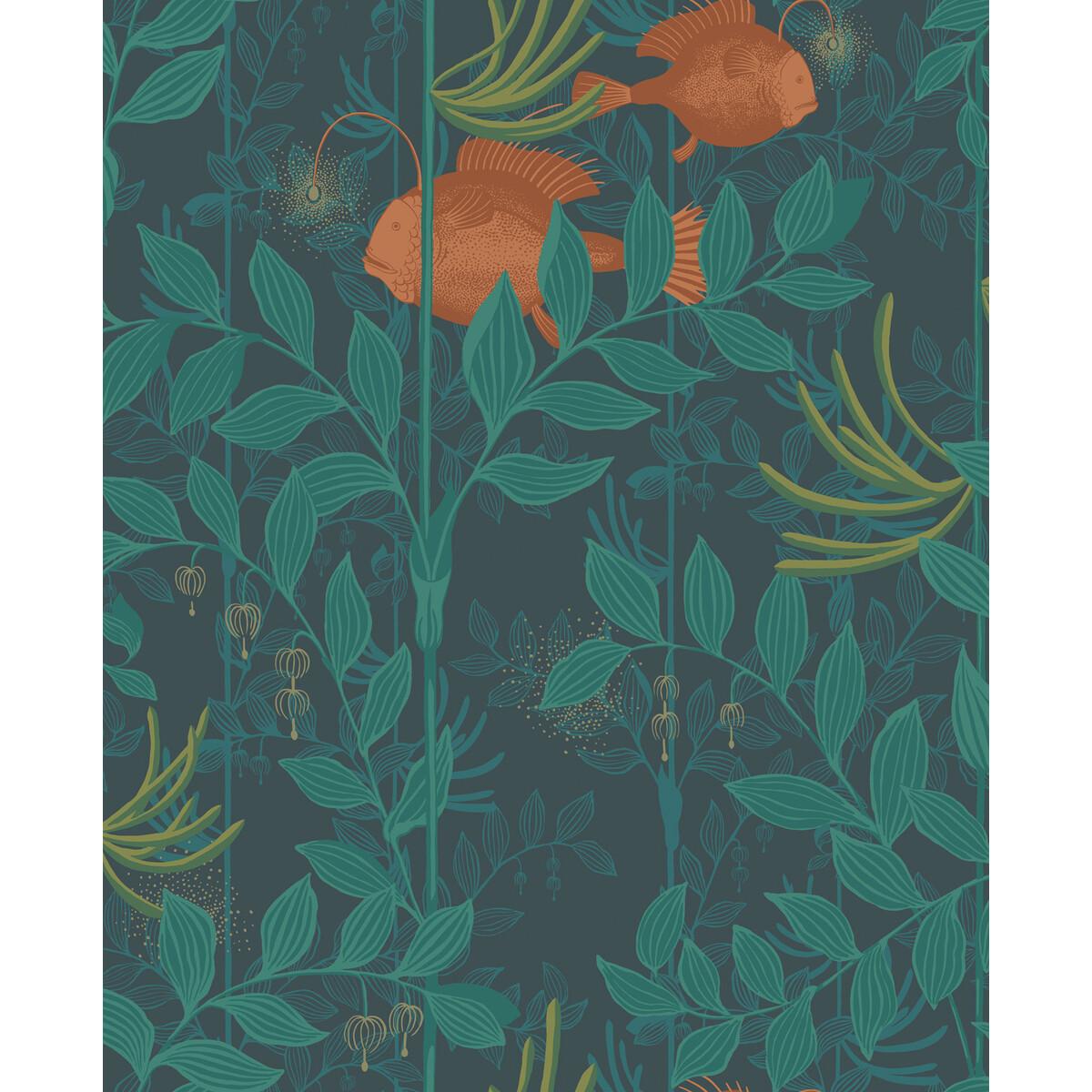 Cole & Son Nautilus Dark Green Wallpaper