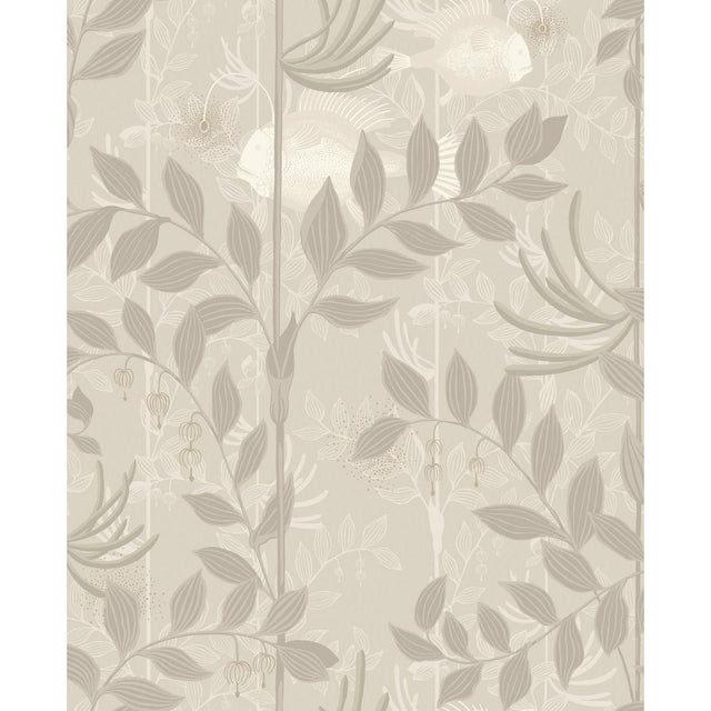 Cole & Son NAUTILUS NEUTRAL& SIL Wallpaper