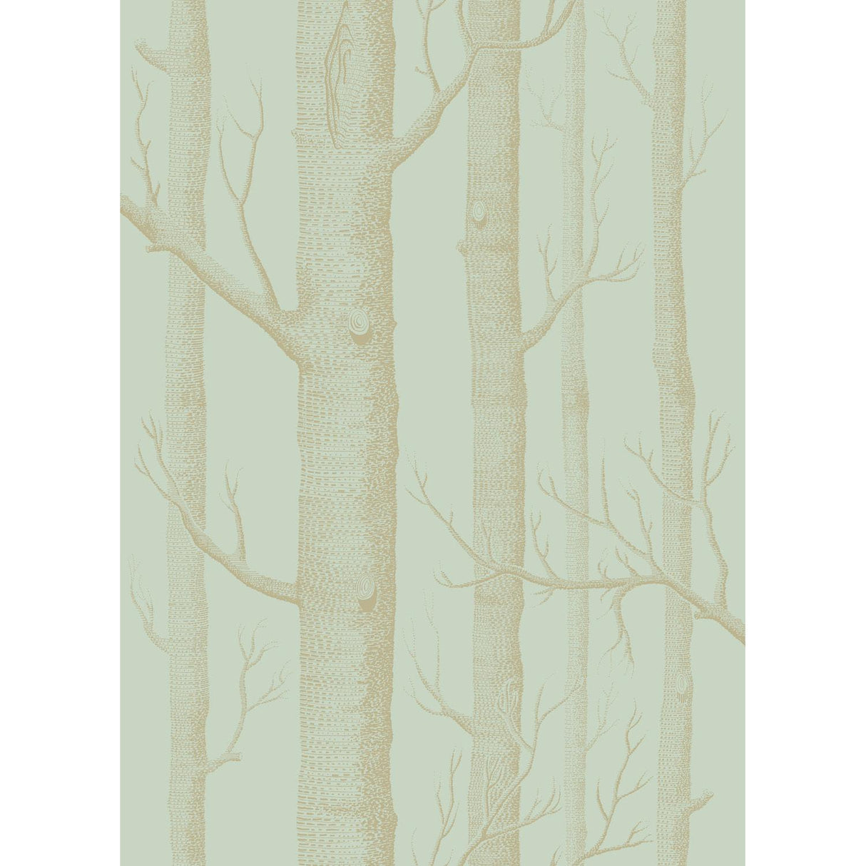 Cole & Son WOODS GREEN/GOLD Wallpaper