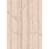 Cole & Son WOODS PINK/GILVER Wallpaper