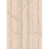 Cole & Son Woods Pink/Gilver Wallpaper