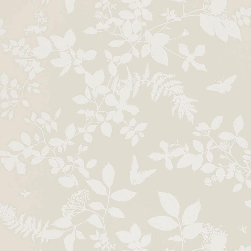 Schumacher Shadow Vine Bone Wallpaper