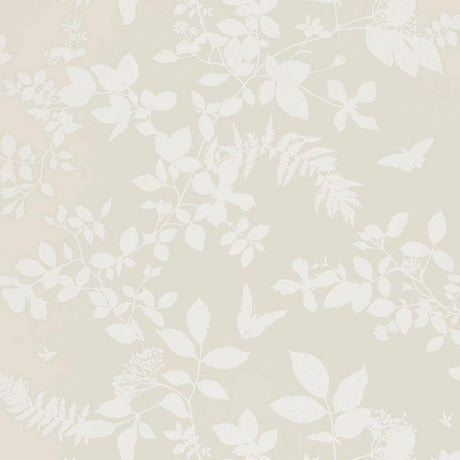 Schumacher Shadow Vine Bone Wallpaper
