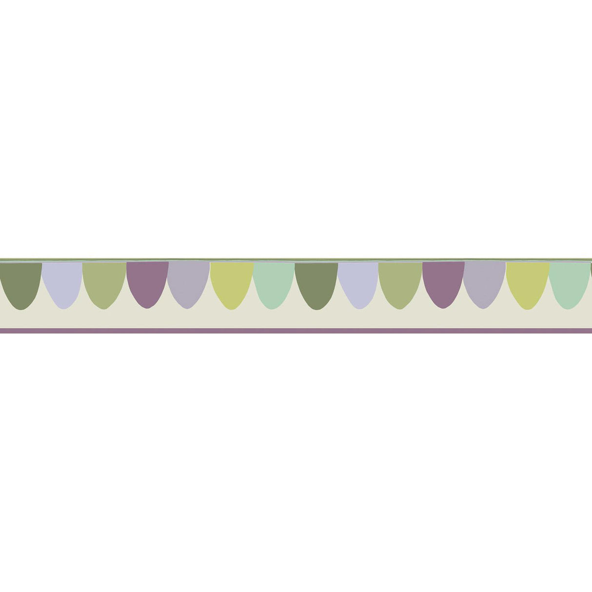 Cole & Son SCARAMOUCHE PURPLE&GREEN Wallpaper