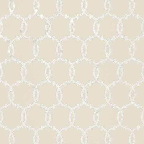 Schumacher Tracery Bisque Wallpaper