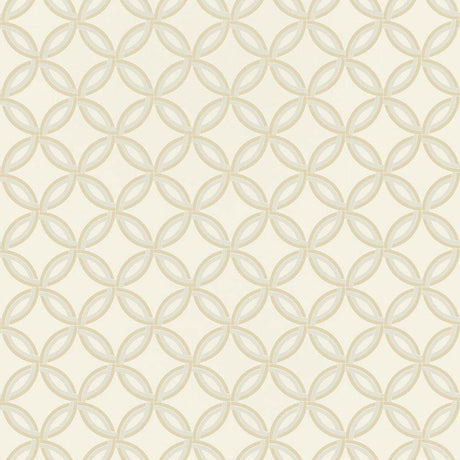 Schumacher Spherica Parchment Wallpaper