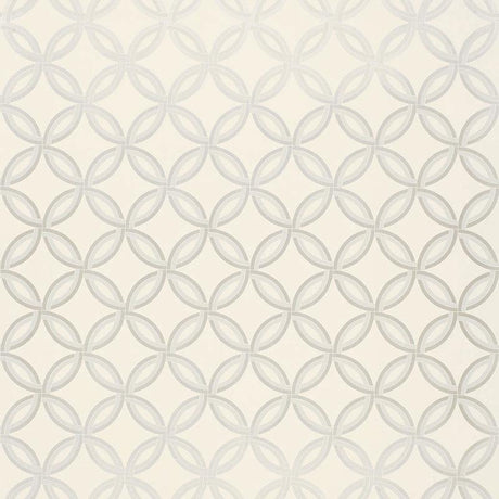 Schumacher Spherica Silver Wallpaper