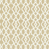 Schumacher Summer Palace Fret Sand Wallpaper
