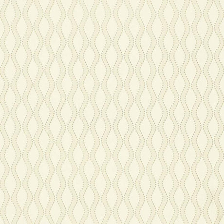 Schumacher Ribbon Wave Bone Wallpaper