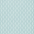 Schumacher Ribbon Wave Aqua Wallpaper