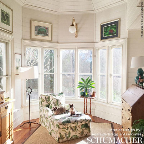 Schumacher Les Fougeres Spring Fabric