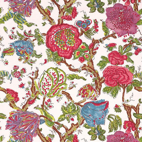 Schumacher Pondicherry Azalea Fabric
