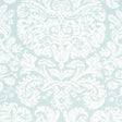 Schumacher Barresa Damask Aqua Fabric