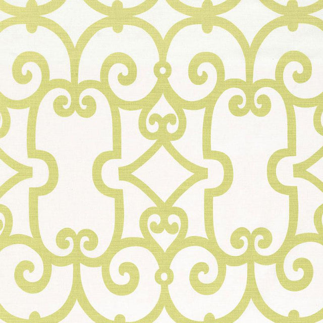 Schumacher Manor Gate Aloe Fabric