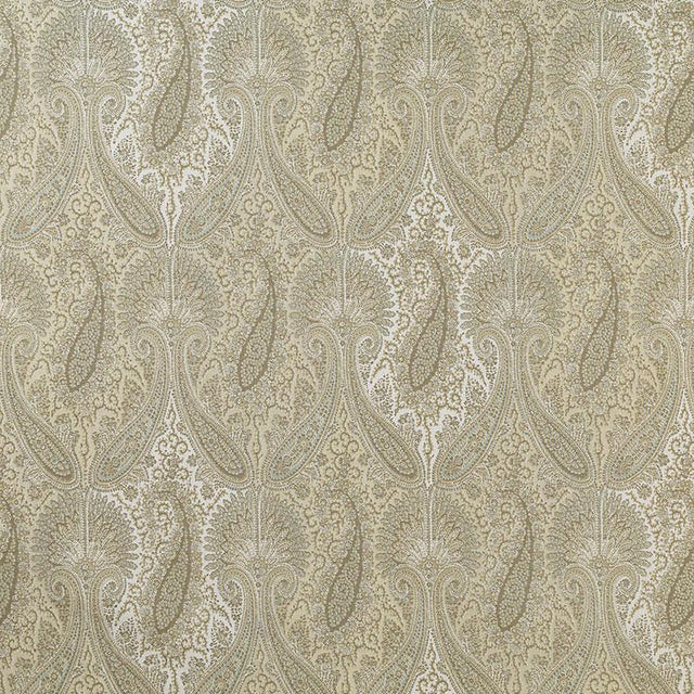 Schumacher Sarawak Paisley Alabaster Fabric