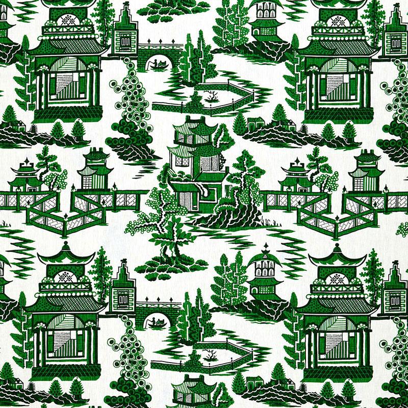 Schumacher Nanjing Jade Fabric