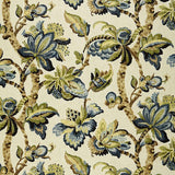 Schumacher Kemscott Indigo Fabric