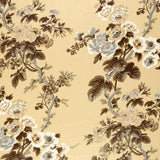 Schumacher Pyne Hollyhock Tobacco Fabric