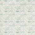 Brunschwig & Fils BIRD & SWING HB AQUA Fabric