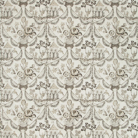 Brunschwig & Fils BIRD & SWING HB CHARCOAL Fabric