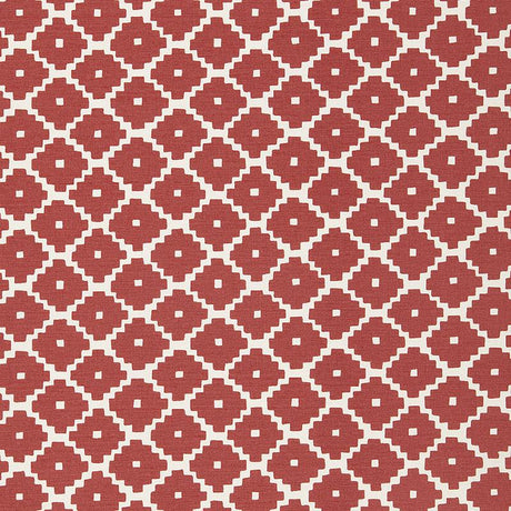 Schumacher Ziggurat Ruby Fabric