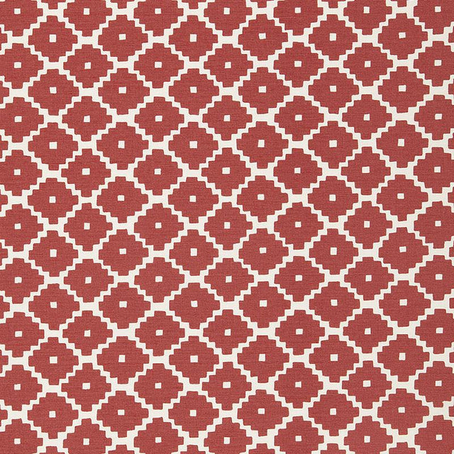 Schumacher Ziggurat Ruby Fabric