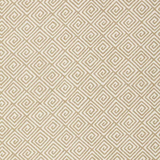 Schumacher Greek Key Sand Fabric