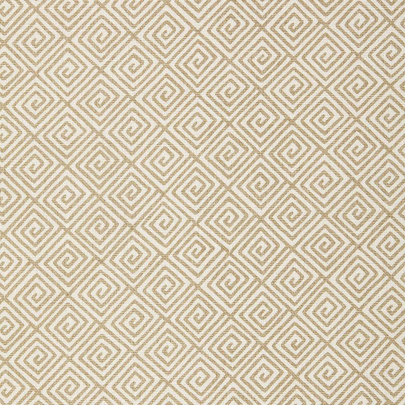 Schumacher Greek Key Sand Fabric