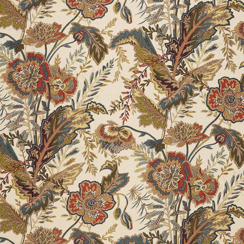 Schumacher Sandoway Vine Spice Fabric
