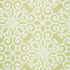 Schumacher Rosegate Embroidered Print Chartreuse Fabric