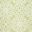 Schumacher Rosegate Embroidered Print Chartreuse Fabric