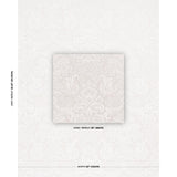 Schumacher Padova Damask Natural Ivory Fabric