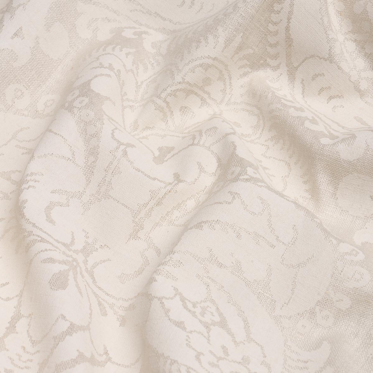 Schumacher Padova Damask Natural Ivory Fabric