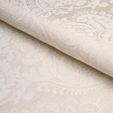 Schumacher Padova Damask Natural Ivory Fabric