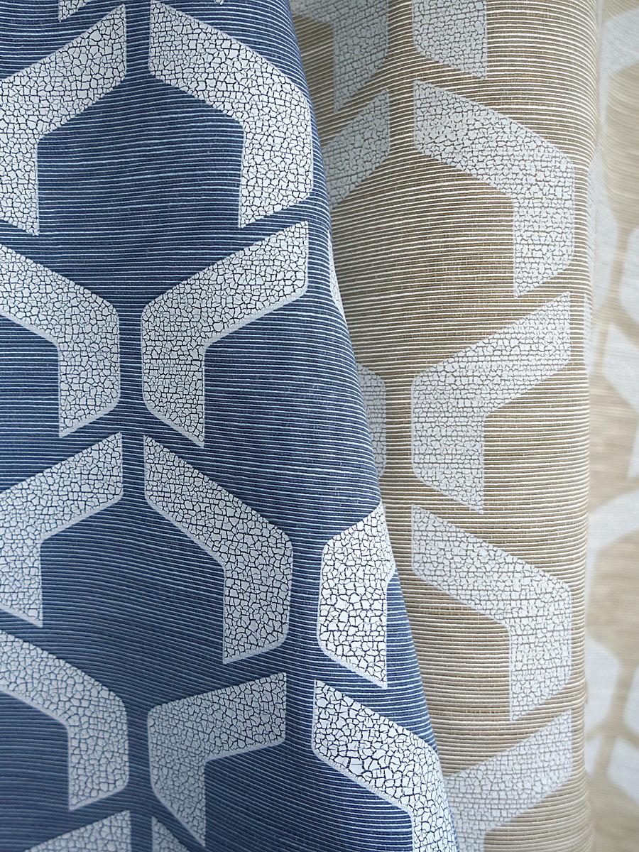 Scalamandre Craquele Blue Storm Fabric