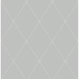 Cole & Son LARGE GEORGIAN ROPE TRELLIS GREY Wallpaper