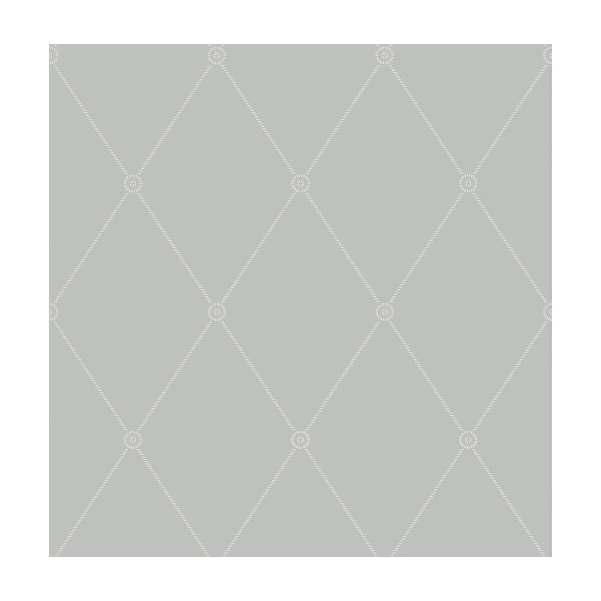 Cole & Son Large Georgian Rope Trellis Grey Wallpaper