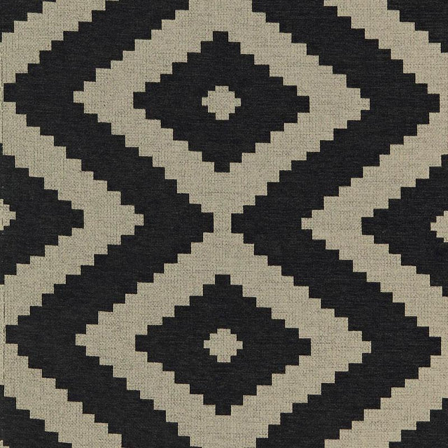 Schumacher Vail Chenille Raven Fabric