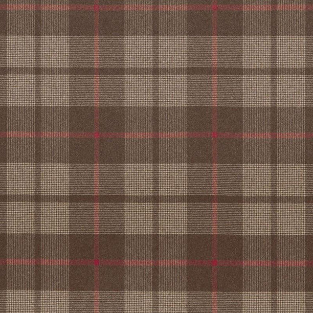 Schumacher Montana Wool Plaid Java Fabric