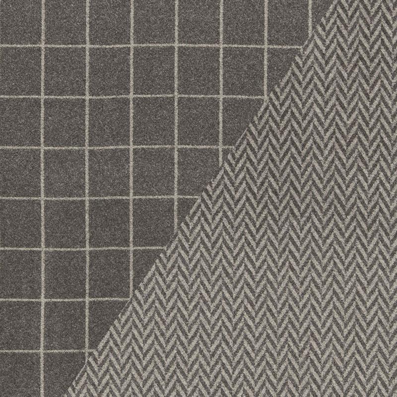 Schumacher Colorado Charcoal / Nickel Fabric
