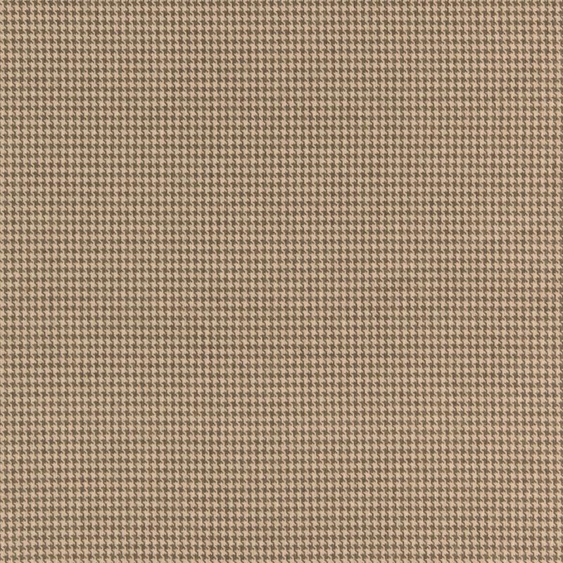 Schumacher Dillon Velvet Houndstooth Antelope Fabric